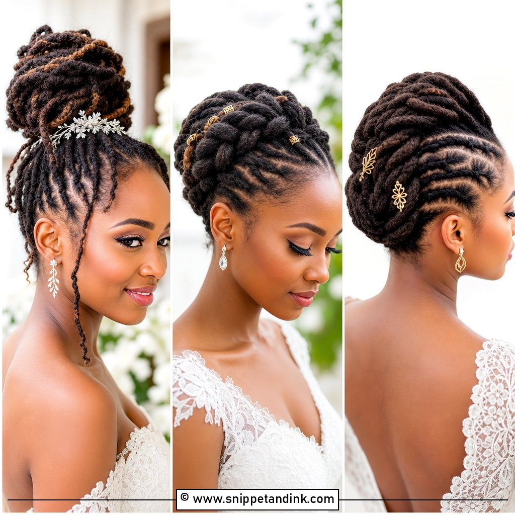15 Dreads Dreadlocks Wedding Hairstyles for Bold Brides