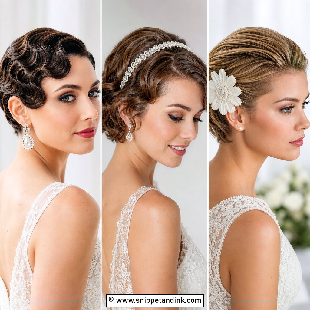 15 Easy Short Wedding Hairstyles for Chic Bridal Beauty