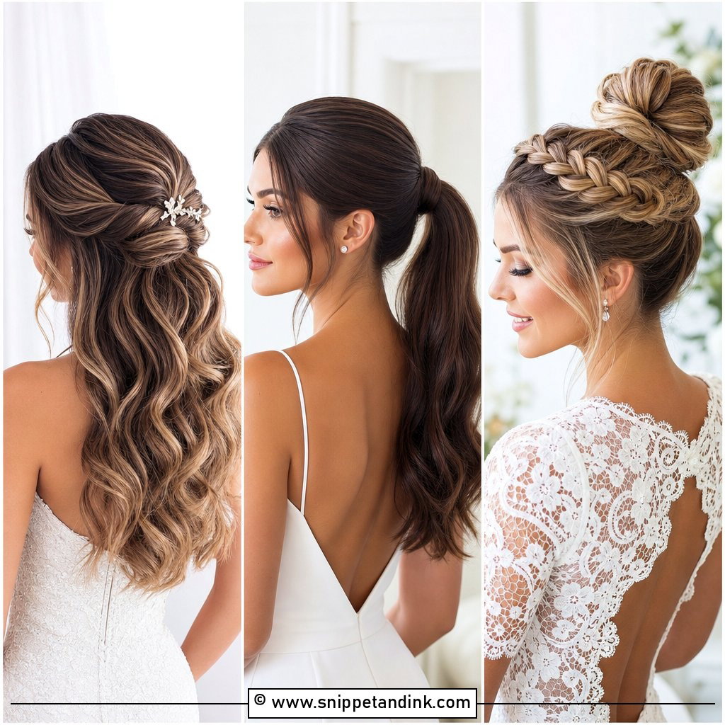 15 Easy Wedding Hair Styles for a Polished Big-Day Look