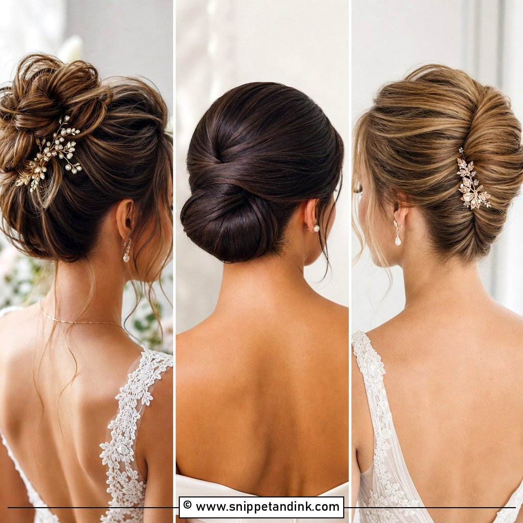 15 Easy Wedding Hair Updos for Elegant Low-Stress Style