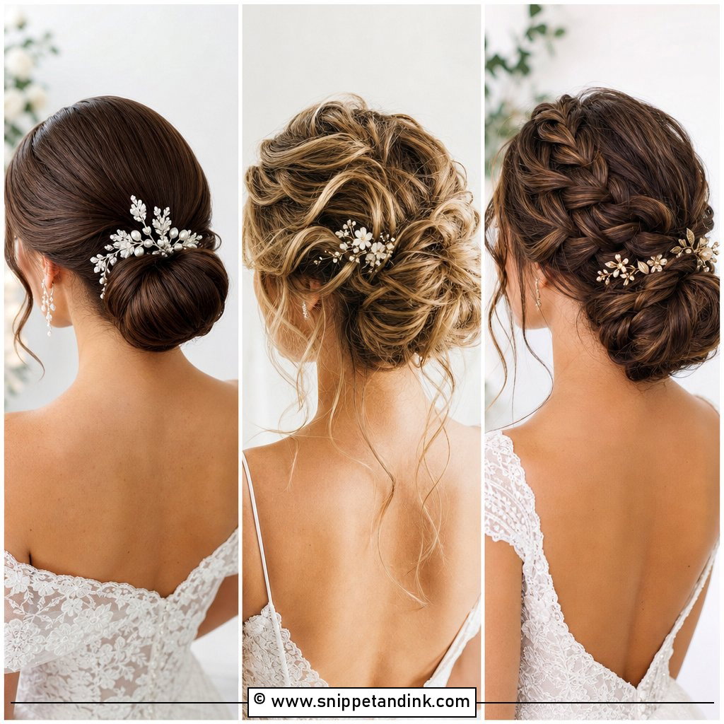 15 Elegant Bridal Updo Hairstyles for Timeless Brides