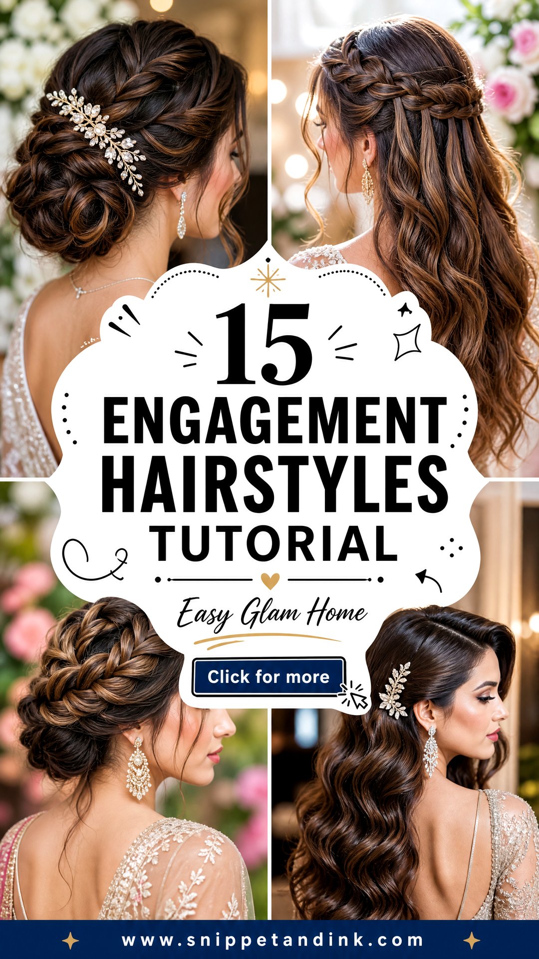 15 Engagement Hairstyles Tutorial for Easy Glam at Home - 15 Engagement Hairstyles Tutorial for Easy Glam at Home