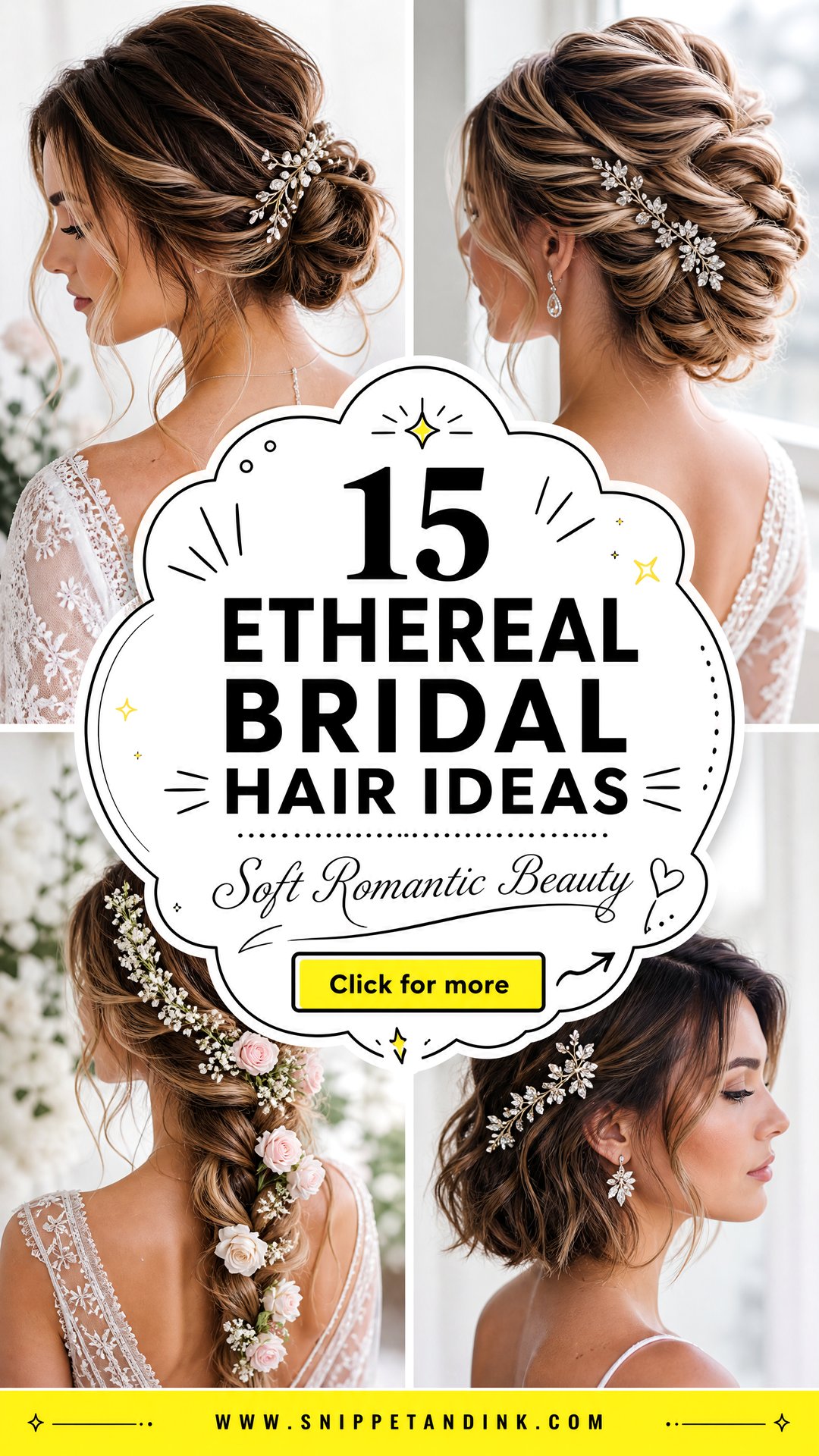 15 Ethereal Bridal Hair Ideas for Soft Romantic Beauty - 15 Ethereal Bridal Hair Ideas for Soft, Romantic Beauty