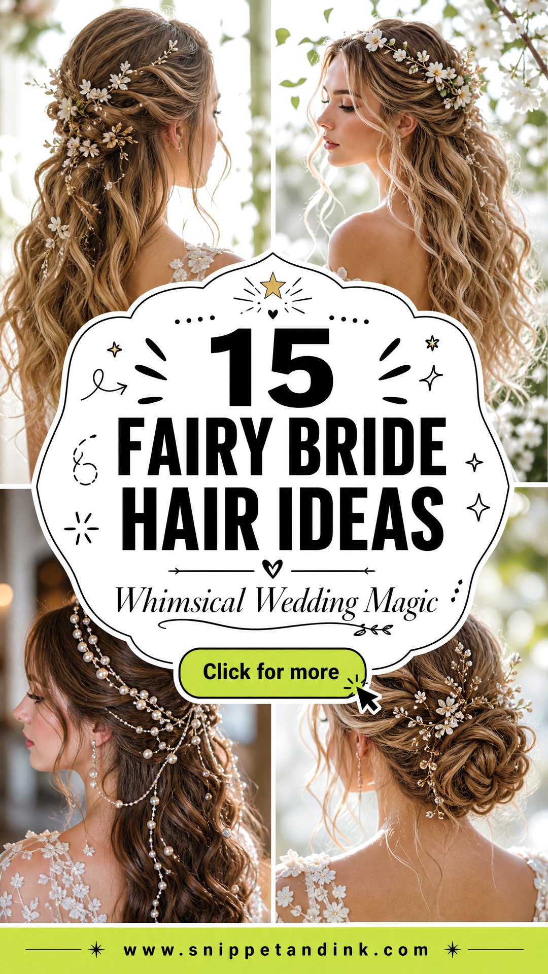 15 Fairy Bride Hair Ideas for Whimsical Wedding Magic - 15 Fairy Bride Hair Ideas for Whimsical Wedding Magic