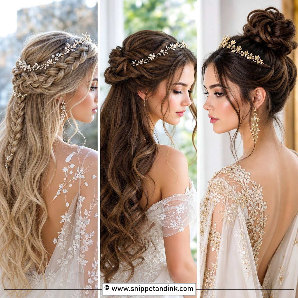 15 Fantasy Wedding Hairstyles for a Magical Bridal Look