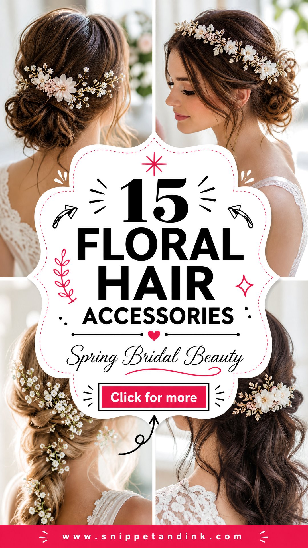 15 Floral Hair Accessories Brides Will Love This Spring - 15 Floral Hair Accessories Brides Will Love This Spring