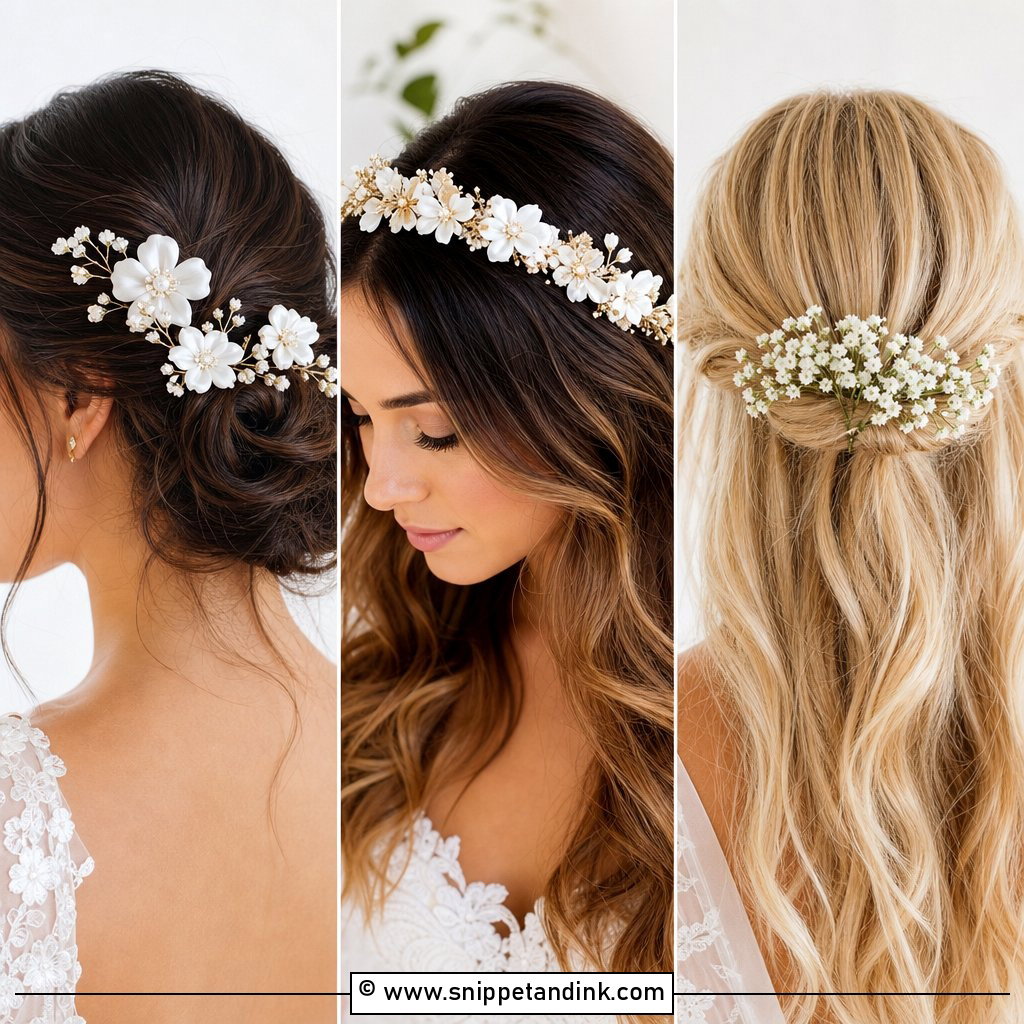 15 Floral Hair Accessories Brides Will Love This Spring