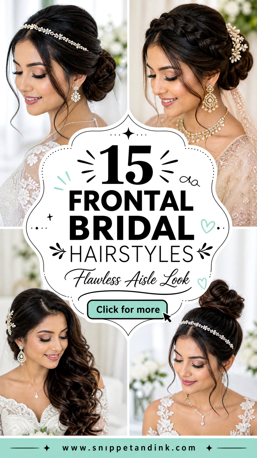 15 Frontal Bridal Hairstyles for a Flawless Aisle Look - 15 Frontal Bridal Hairstyles for a Flawless Aisle Look