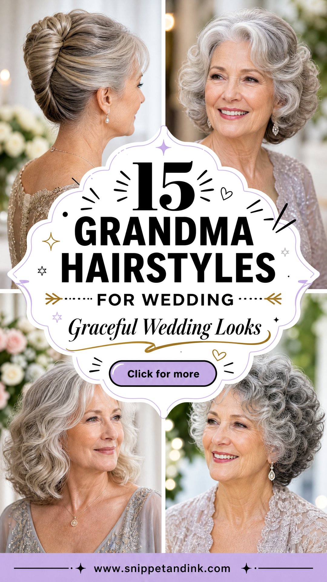 15 Grandma Hairstyles for Wedding Graceful Looks - 15 Grandma Hairstyles for Wedding: Graceful Looks
