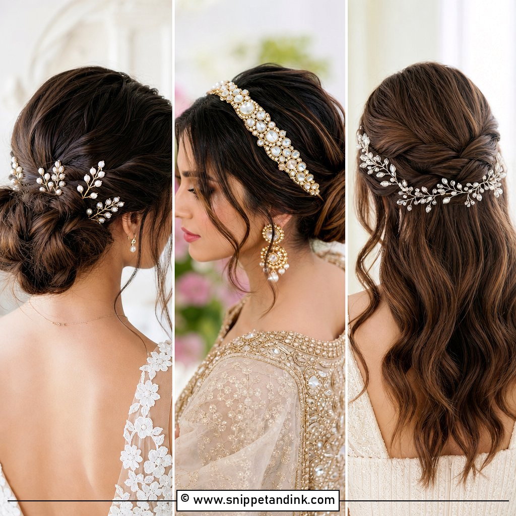15 Hair Accessories Indian Wedding Ideas for Bridal Glam