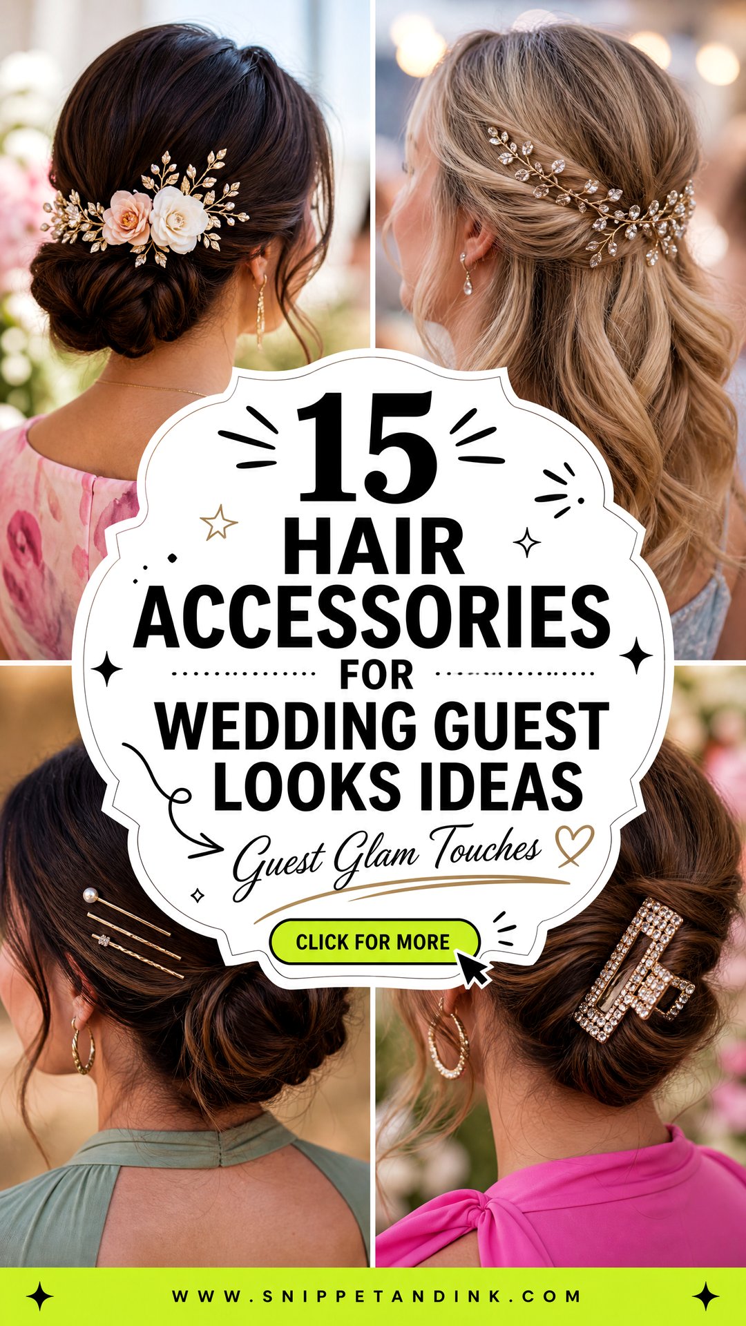 15 Hair Accessories for Wedding Guest Looks Youll Love - 15 Hair Accessories for Wedding Guest Looks You’ll Love