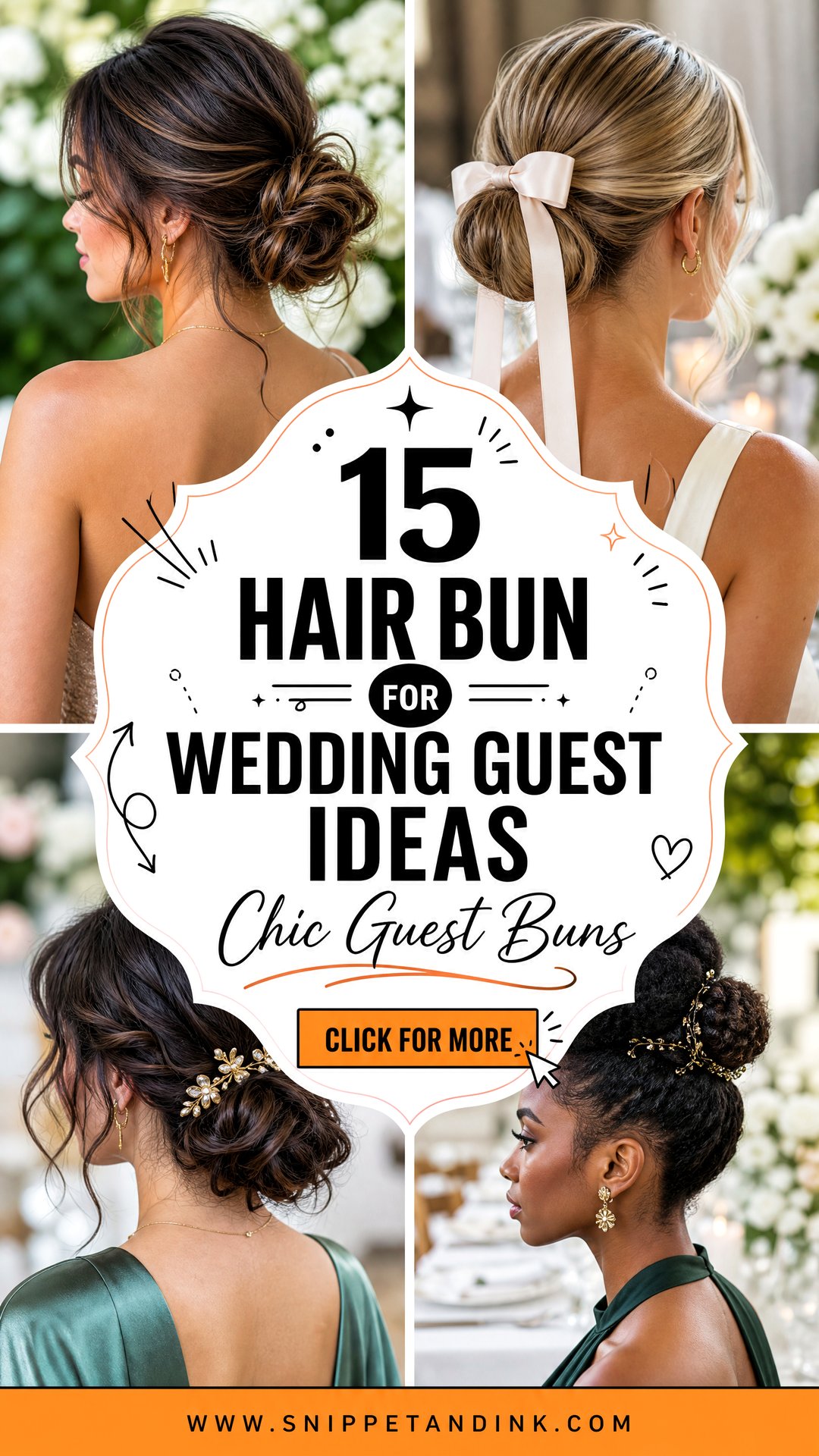 15 Hair Bun for Wedding Guest Ideas That Look Chic - 15 Hair Bun for Wedding Guest Ideas That Look Chic