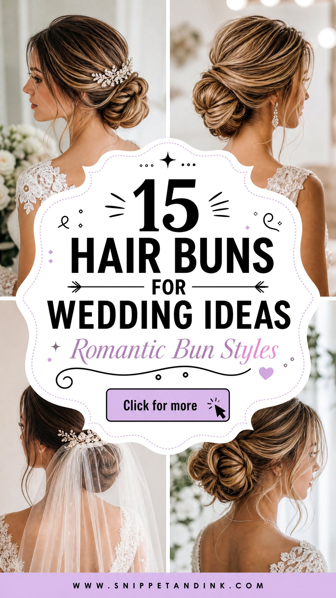 15 Hair Buns for Wedding Romantic Styles to Try - 15 Hair Buns for Wedding: Romantic Styles to Try