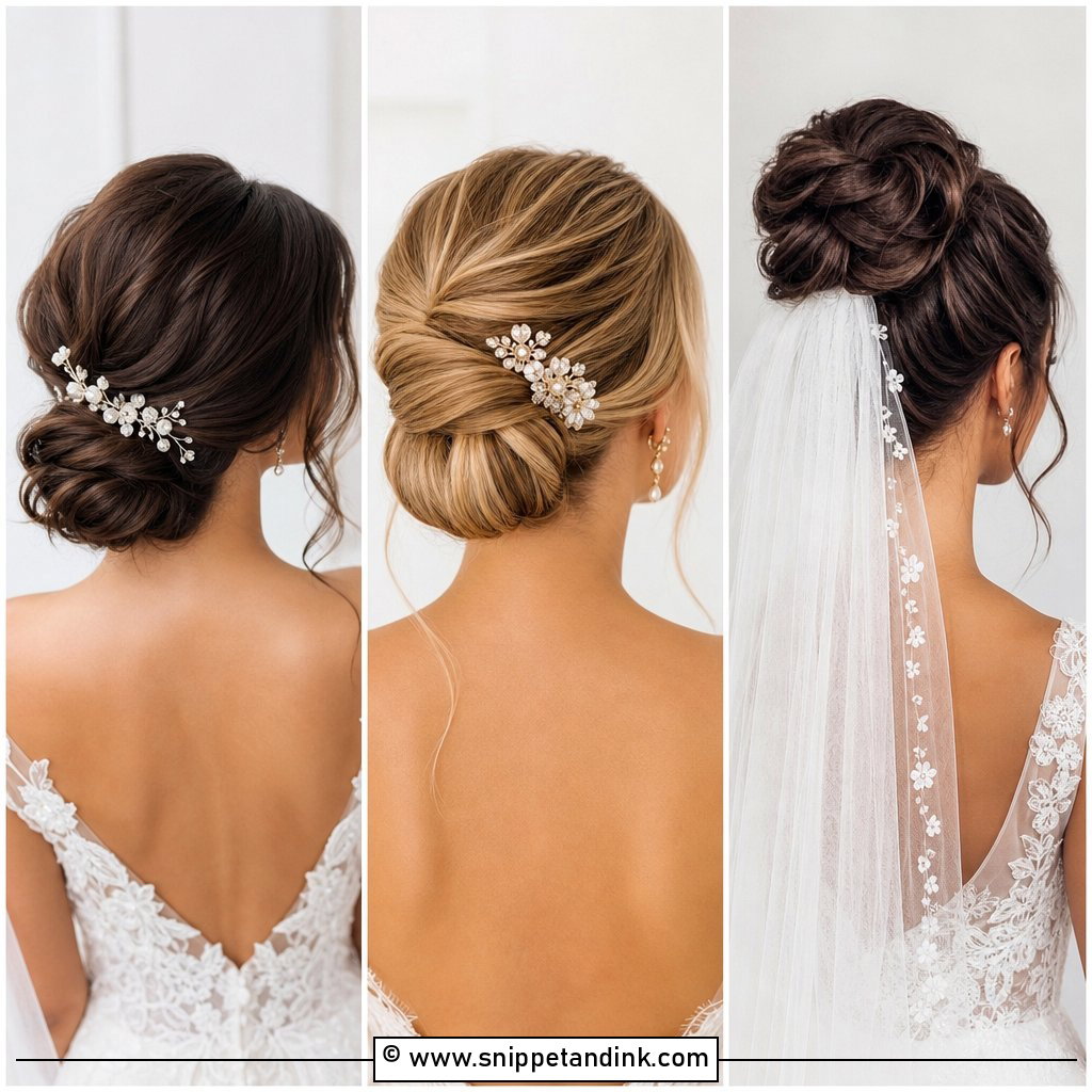 15 Hair Buns for Wedding Romantic Styles to Try
