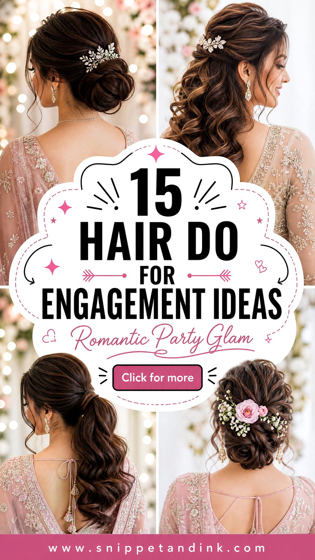 15 Hair Do for Engagement Ideas for Romantic Party Glam - 15 Hair Do for Engagement Ideas for Romantic Party Glam