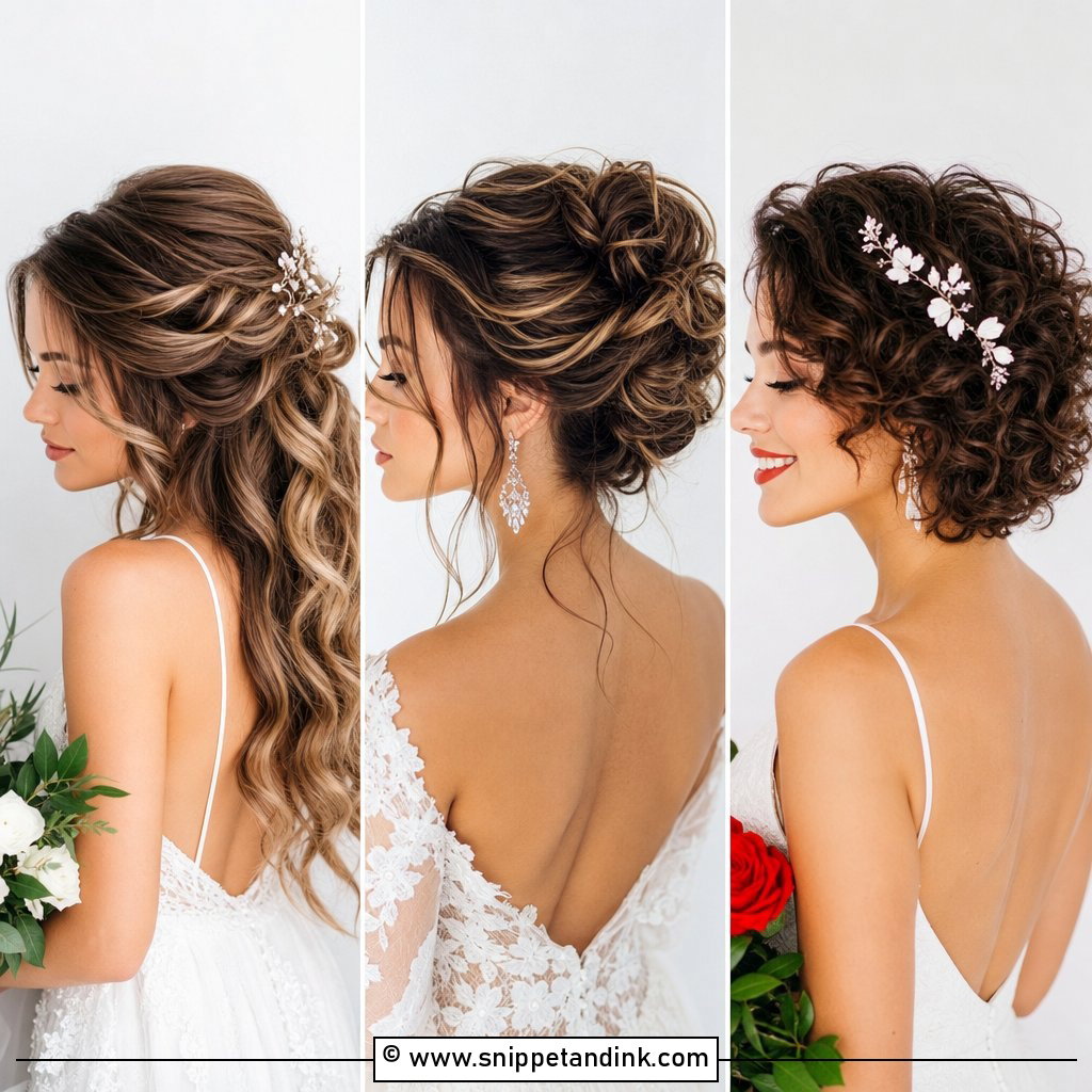 15 Hair Ideas for Wedding Bride for Radiant Aisle Style