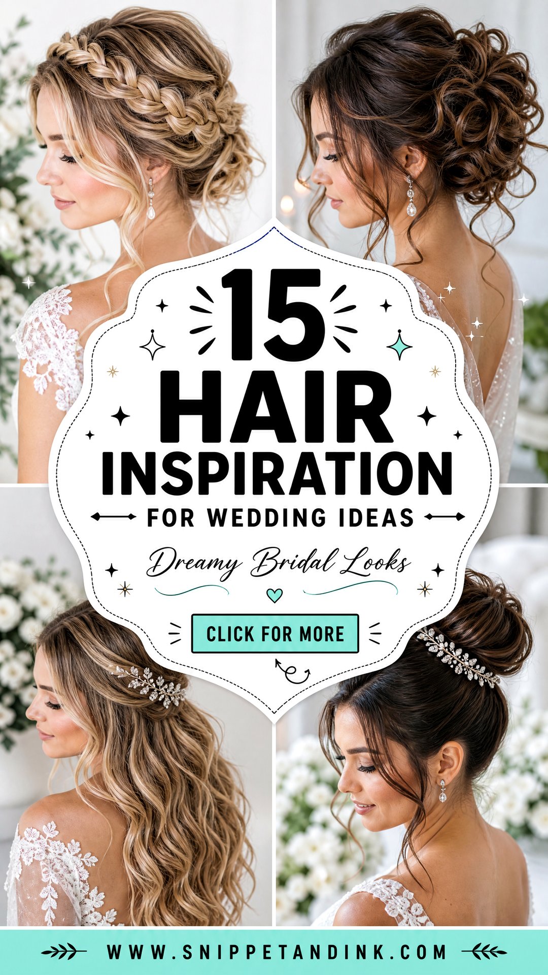15 Hair Inspiration for Wedding Ideas for Dreamy Looks - 15 Hair Inspiration for Wedding Ideas for Dreamy Looks