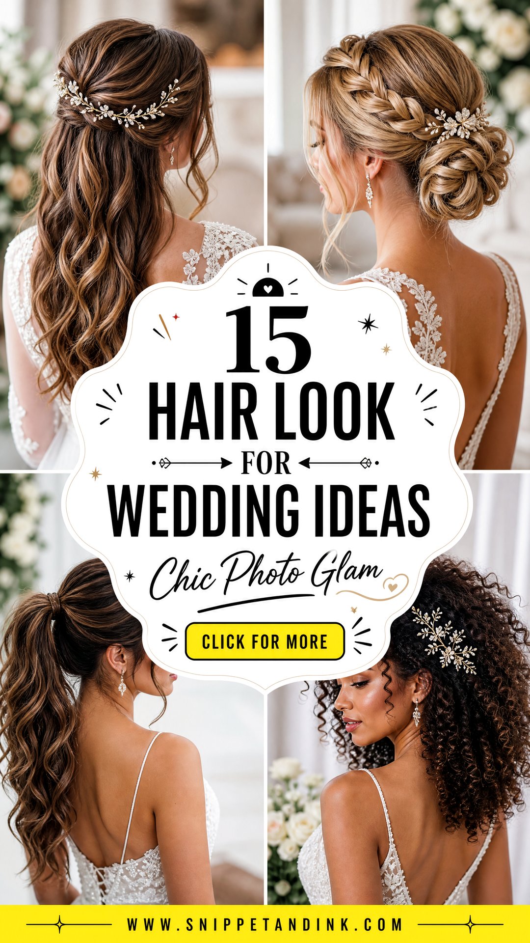 15 Hair Look for Wedding Ideas for Chic Photo-Ready Glam - 15 Hair Look for Wedding Ideas for Chic Photo-Ready Glam