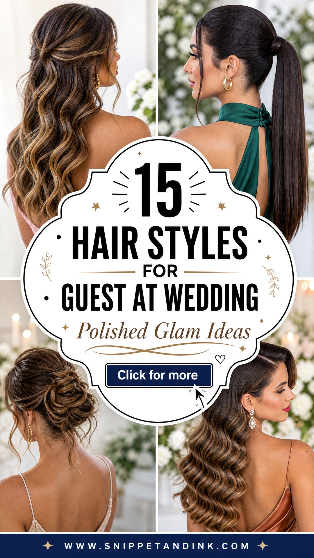 15 Hair Styles for Guest At Wedding for Polished Glam - 15 Hair Styles for Guest At Wedding for Polished Glam
