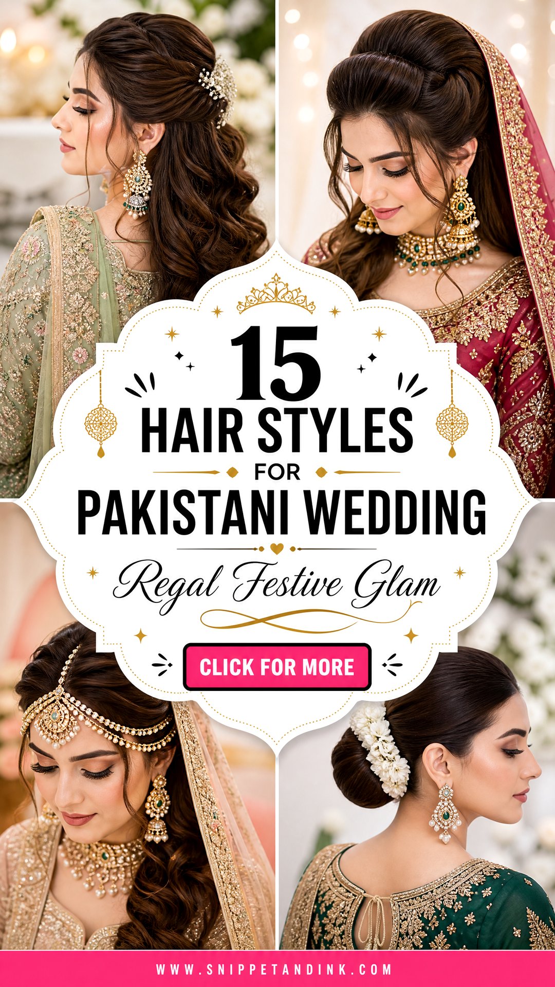 15 Hair Styles for Pakistani Wedding for Regal Festive Glam - 15 Hair Styles for Pakistani Wedding for Regal Festive Glam