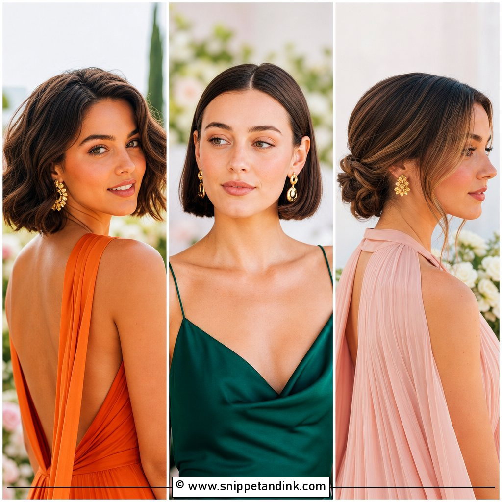 15 Hair Styles for Short Hair Wedding Guest Looks