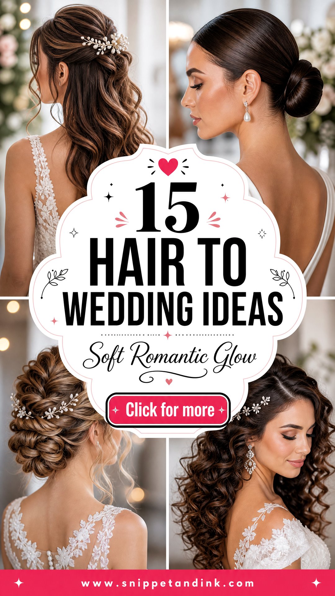 15 Hair to Wedding Ideas for a Soft Romantic Look - 15 Hair to Wedding Ideas for a Soft, Romantic Look