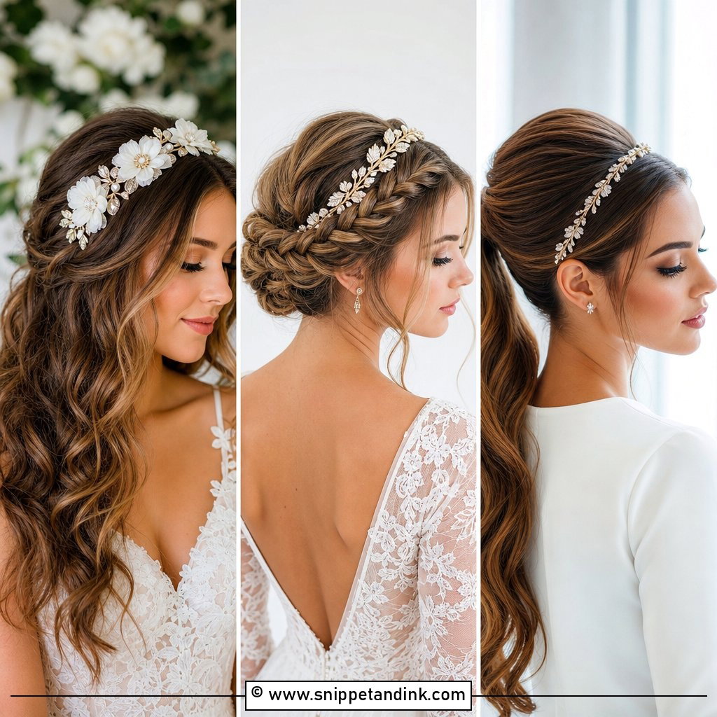 15 Hairband Wedding Hairstyles Romantic Looks to Try