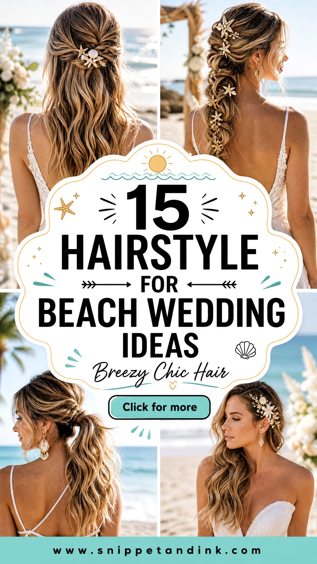 15 Hairstyle for Beach Wedding Ideas Breezy Chic Looks - 15 Hairstyle for Beach Wedding Ideas: Breezy Chic Looks