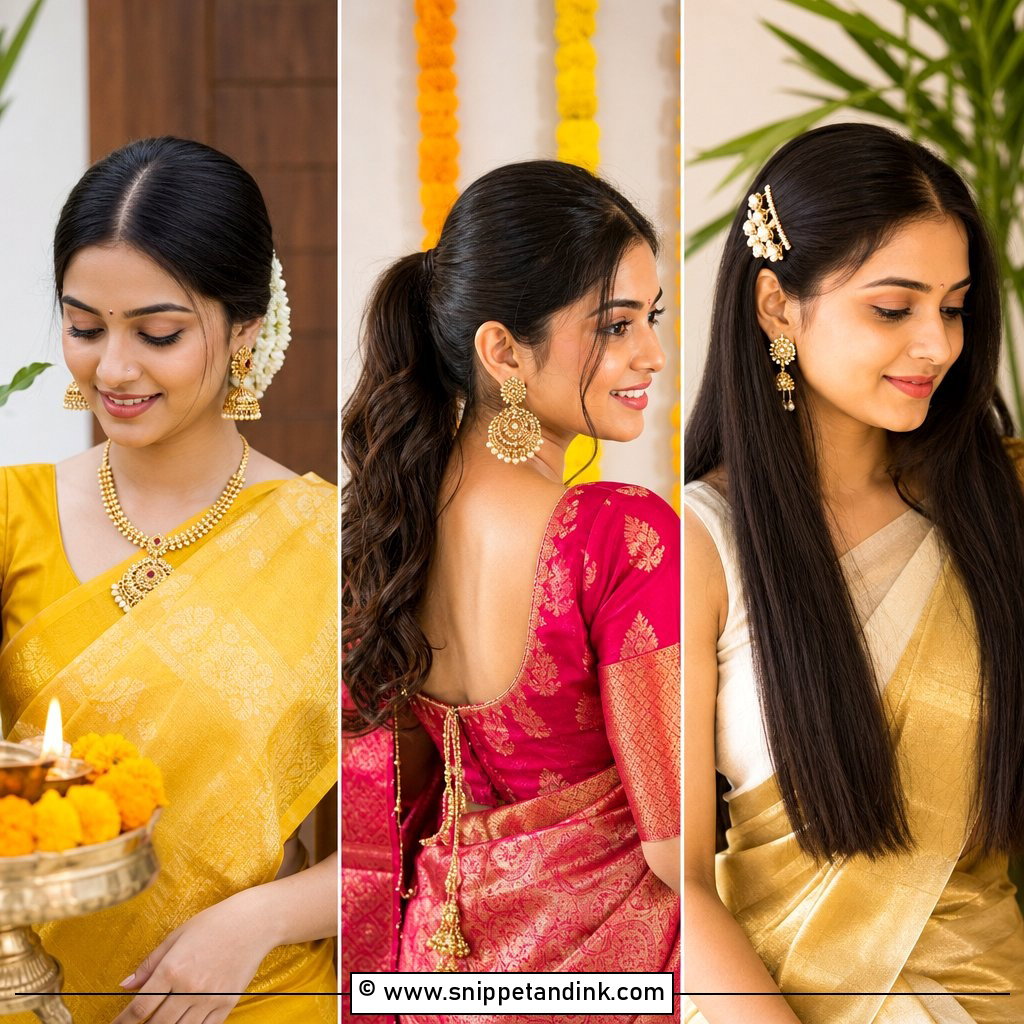 15 Hairstyle for House Warming Ceremony Ideas Festive