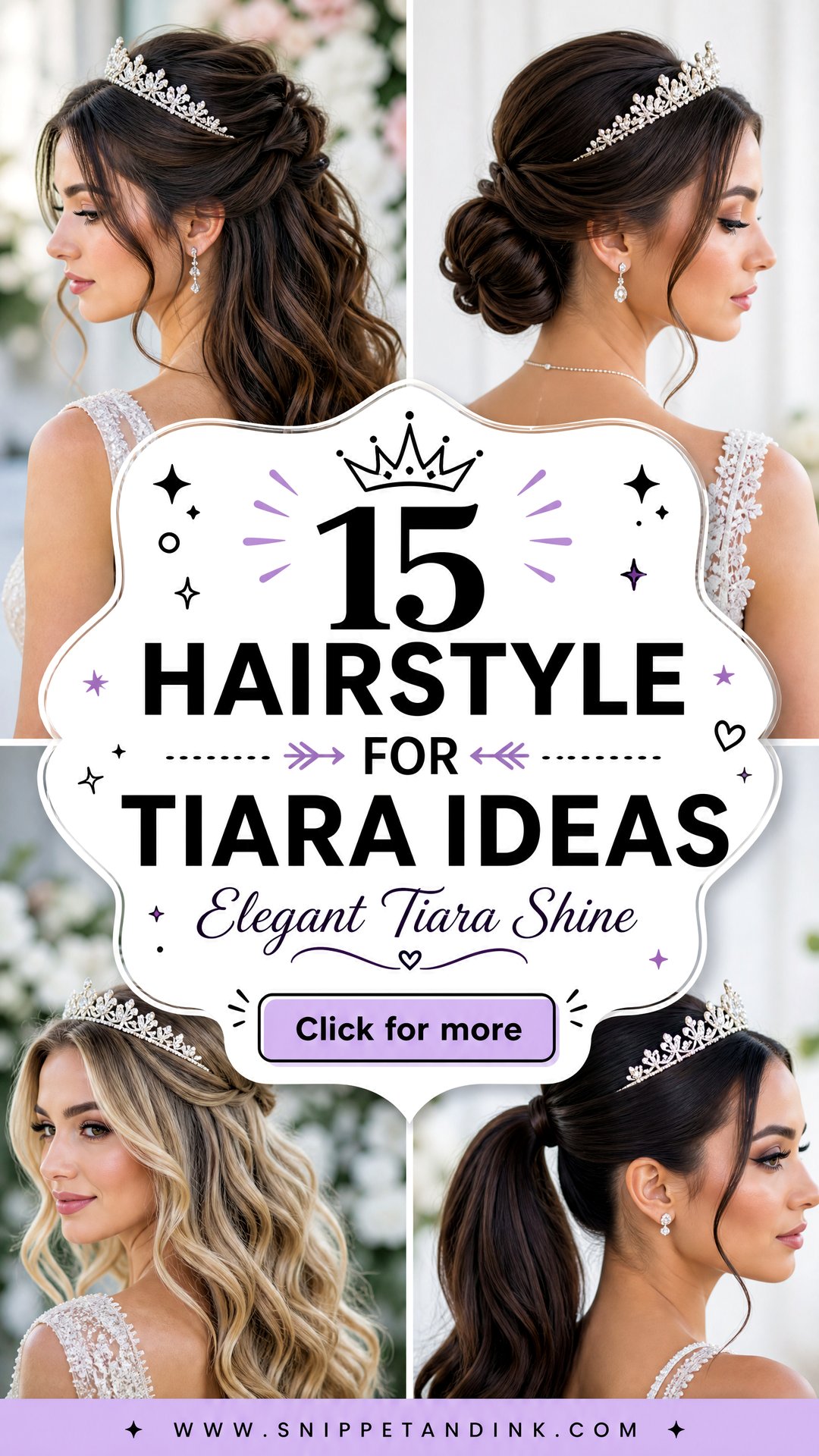 15 Hairstyle for Tiara Ideas Elegant Looks to Shine - 15 Hairstyle for Tiara Ideas: Elegant Looks to Shine