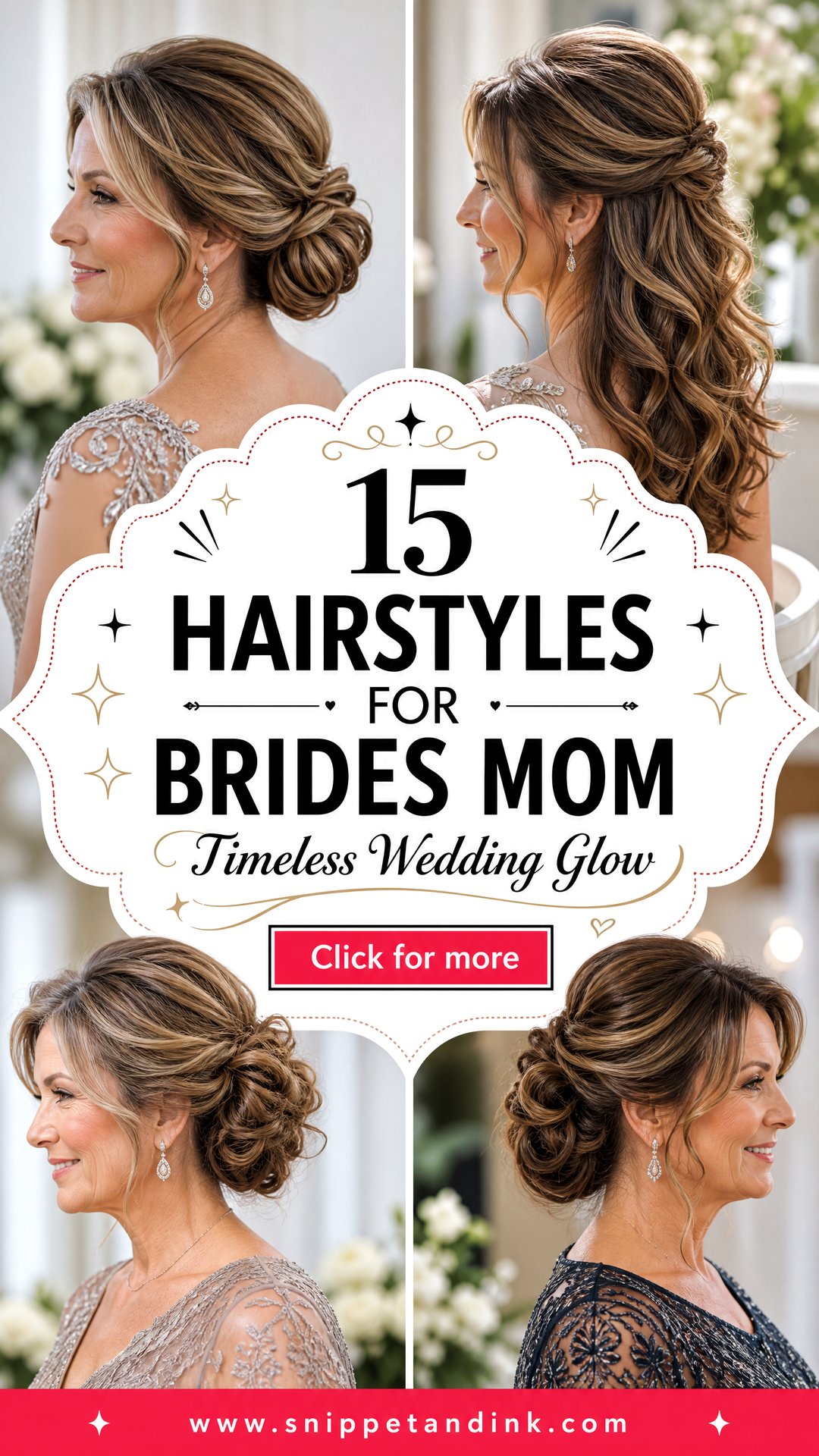 15 Hairstyles for Brides Mom Timeless Wedding Looks - 15 Hairstyles for Brides Mom: Timeless Wedding Looks