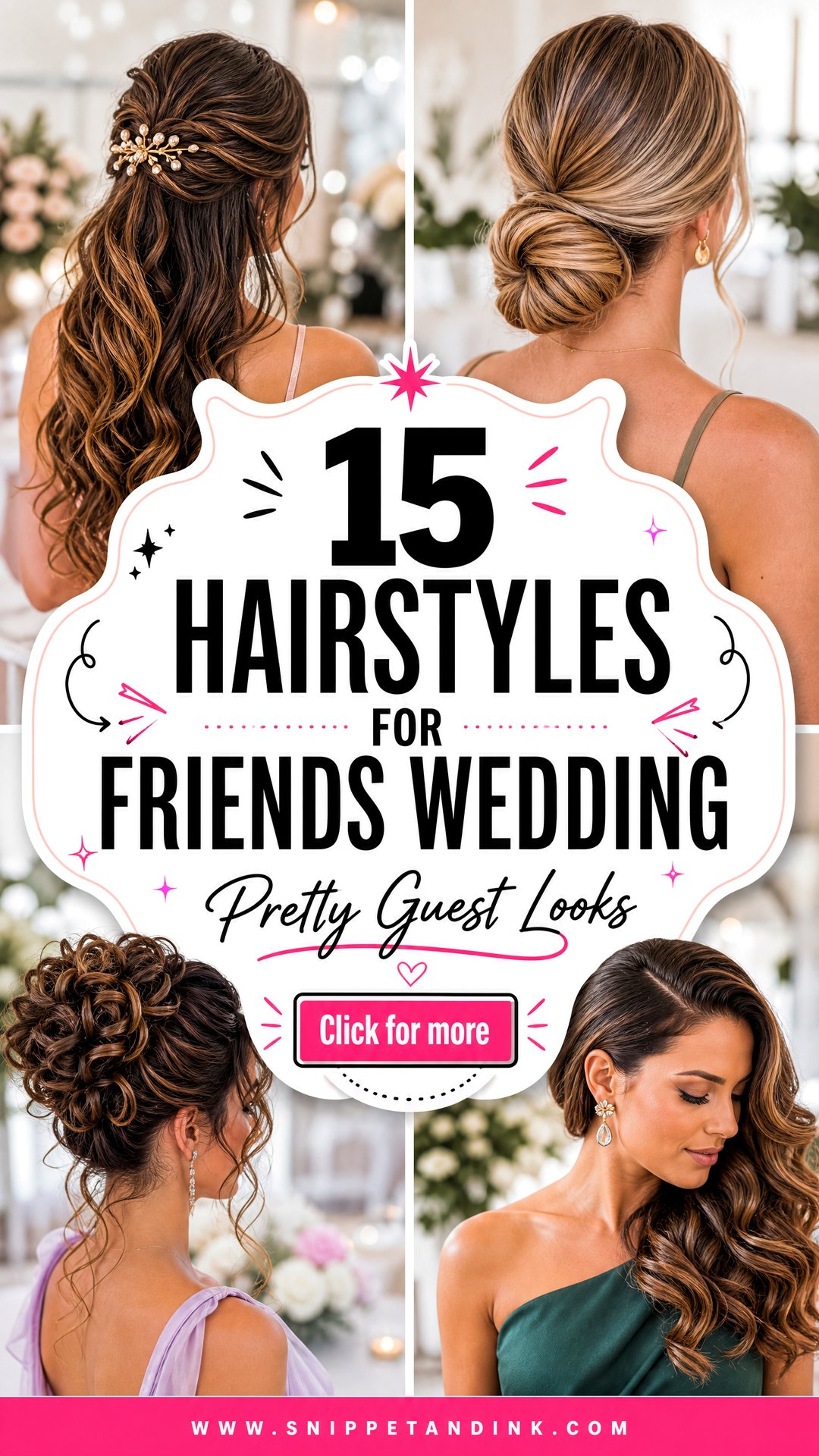 15 Hairstyles for Friends Wedding Pretty Guest Looks - 15 Hairstyles for Friends Wedding: Pretty Guest Looks