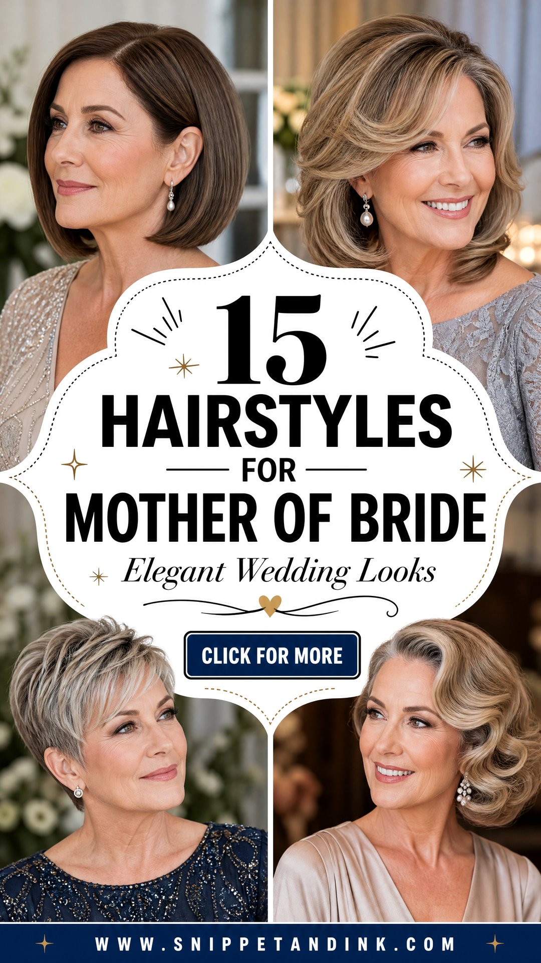 15 Hairstyles for Mother of Bride Elegant Wedding Looks - 15 Hairstyles for Mother of Bride: Elegant Wedding Looks