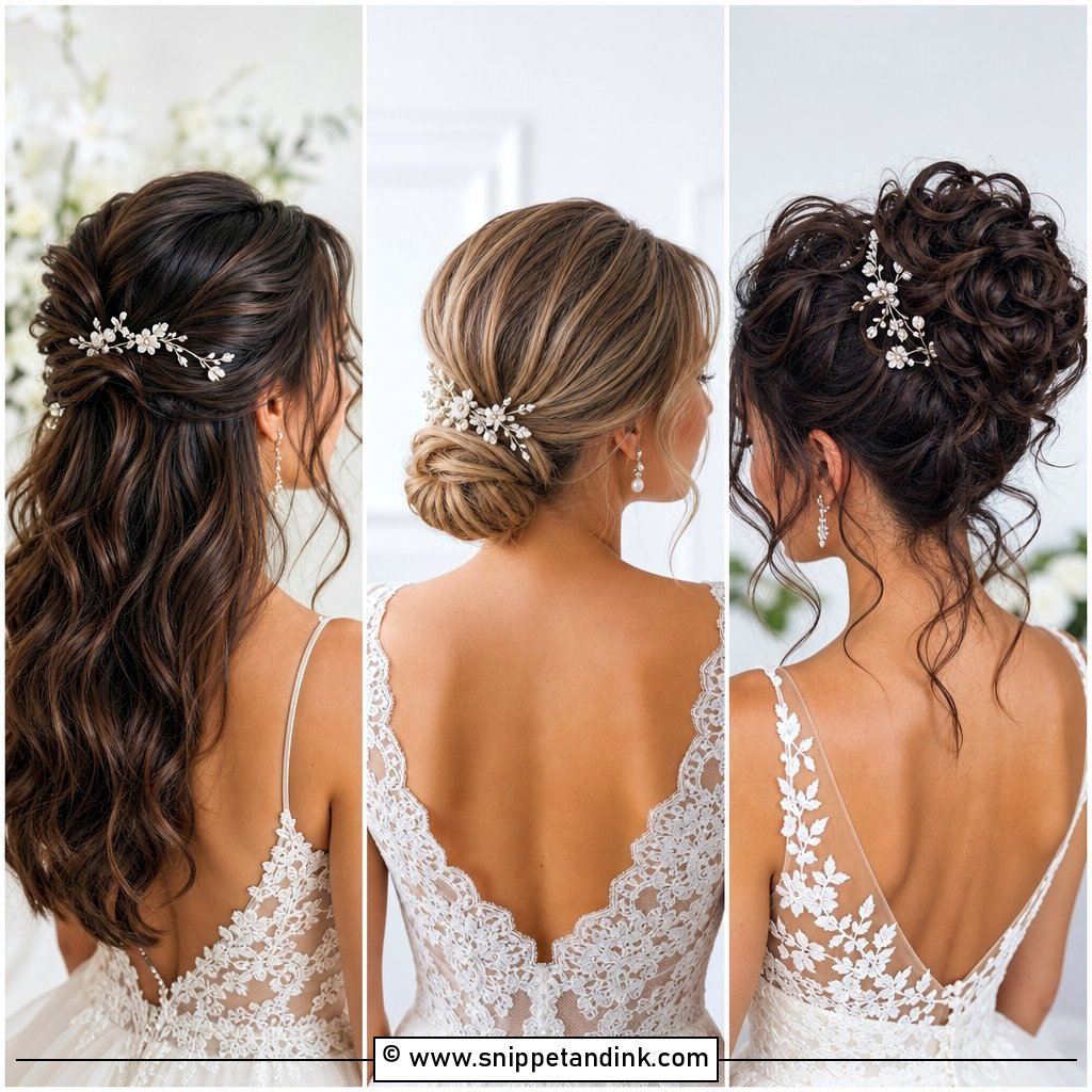 15 Hairstyles for Weedings That Look Chic and Elegant