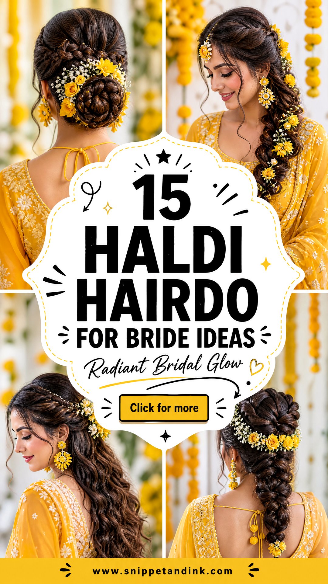 15 Haldi Hairdo for Bride Ideas for a Radiant Look - 15 Haldi Hairdo for Bride Ideas for a Radiant Look