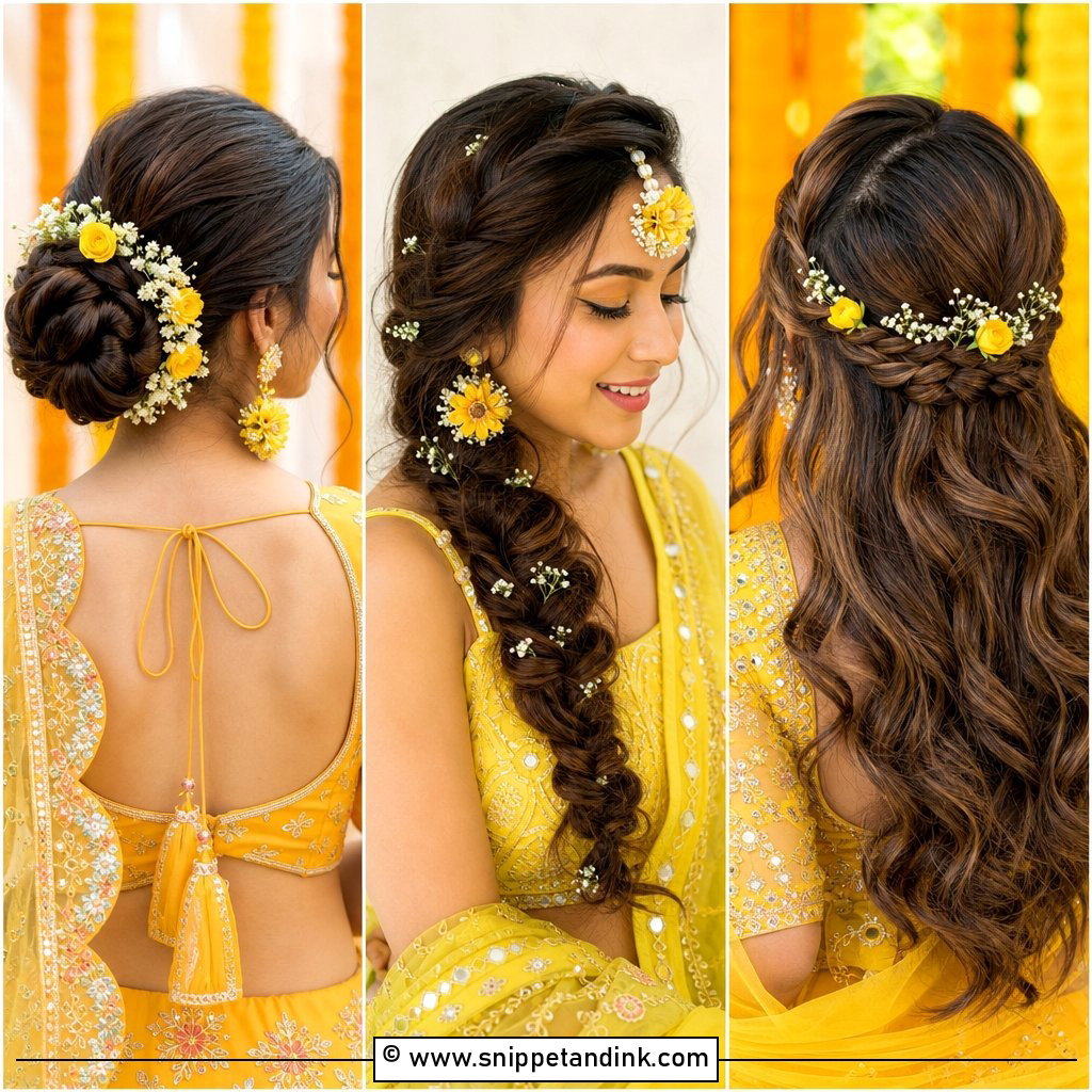 15 Haldi Hairdo for Bride Ideas for a Radiant Look
