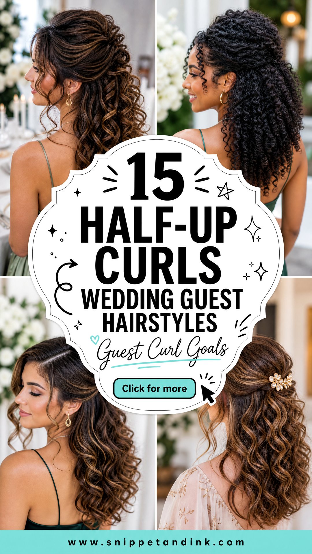 15 Half-Up Curls Wedding Guest Hairstyles to Try - 15 Half-Up Curls Wedding Guest Hairstyles to Try