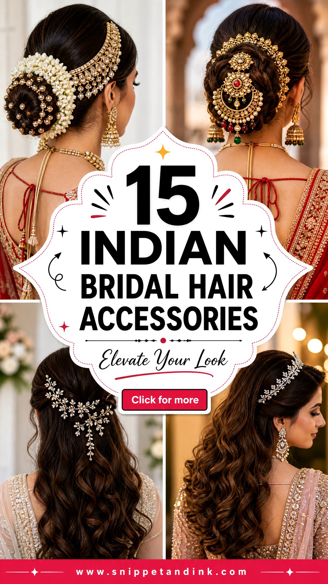 15 Indian Bridal Hair Accessories to Elevate Your Look - 15 Indian Bridal Hair Accessories to Elevate Your Look