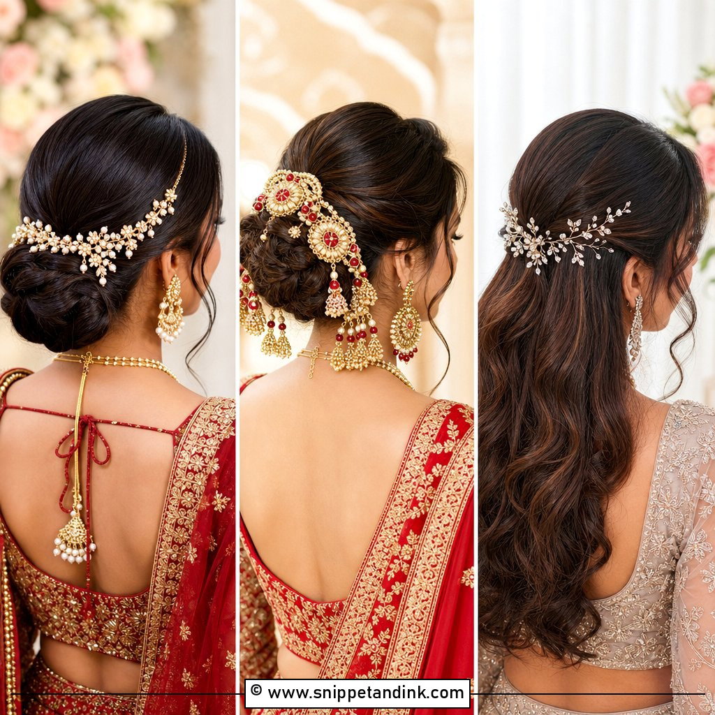 15 Indian Bridal Hair Accessories to Elevate Your Look