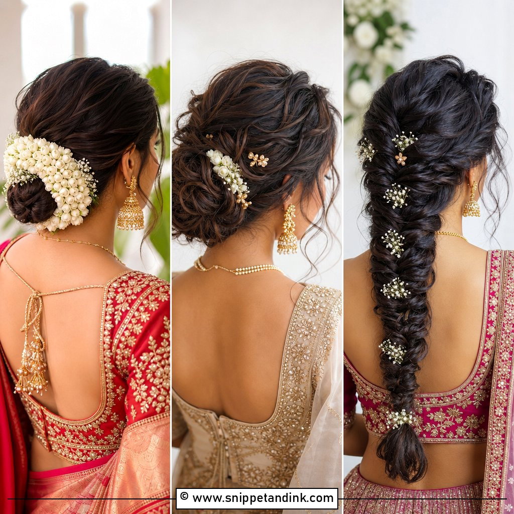15 Indian Bridal Hair Styles for a Stunning Wedding Look