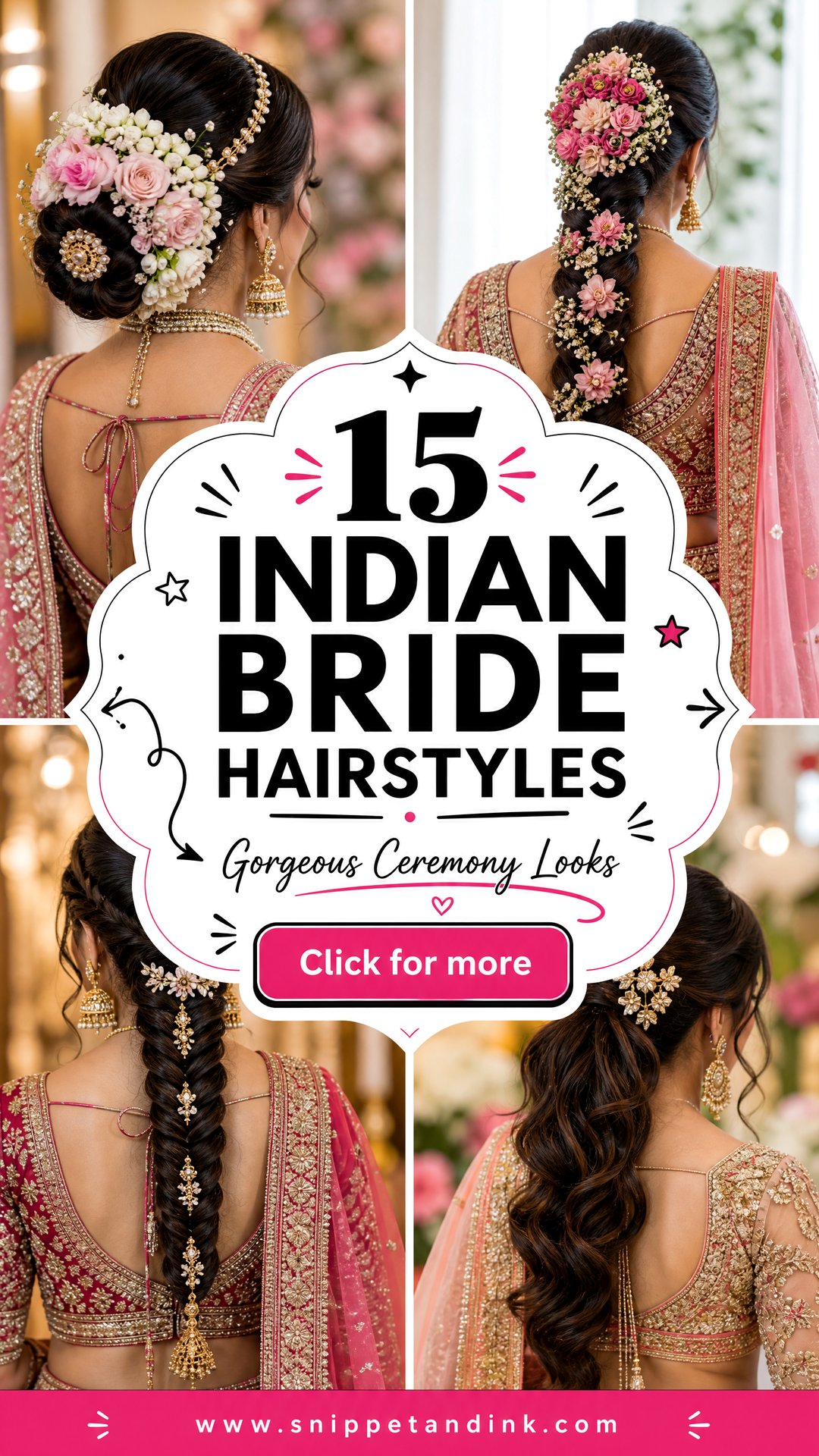 15 Indian Bride Hairstyles Gorgeous Looks for Every Ceremony - 15 Indian Bride Hairstyles: Gorgeous Looks for Every Ceremony