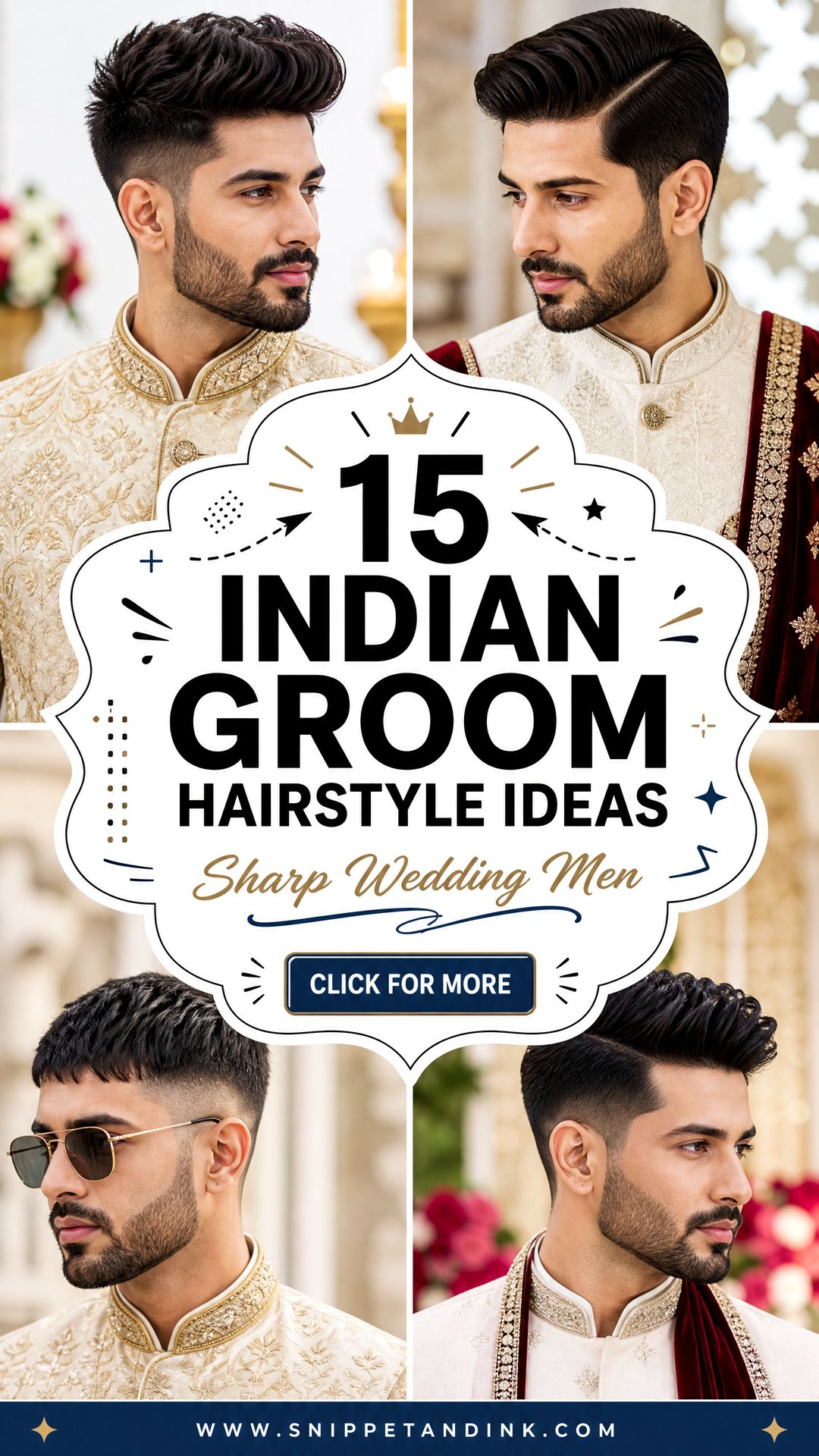 15 Indian Groom Hairstyle Ideas Sharp Looks for Wedding Men - 15 Indian Groom Hairstyle Ideas: Sharp Looks for Wedding Men