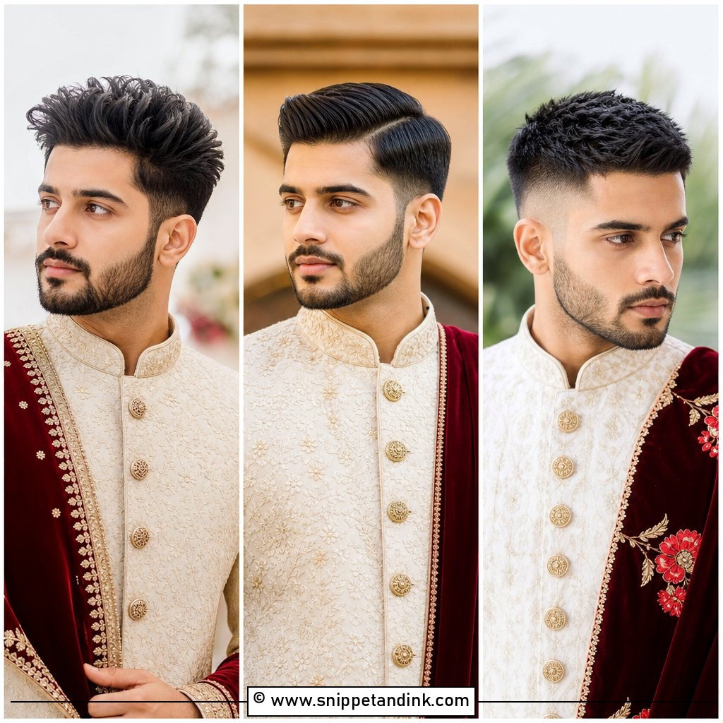 15 Indian Groom Hairstyle Ideas Sharp Looks for Wedding Men