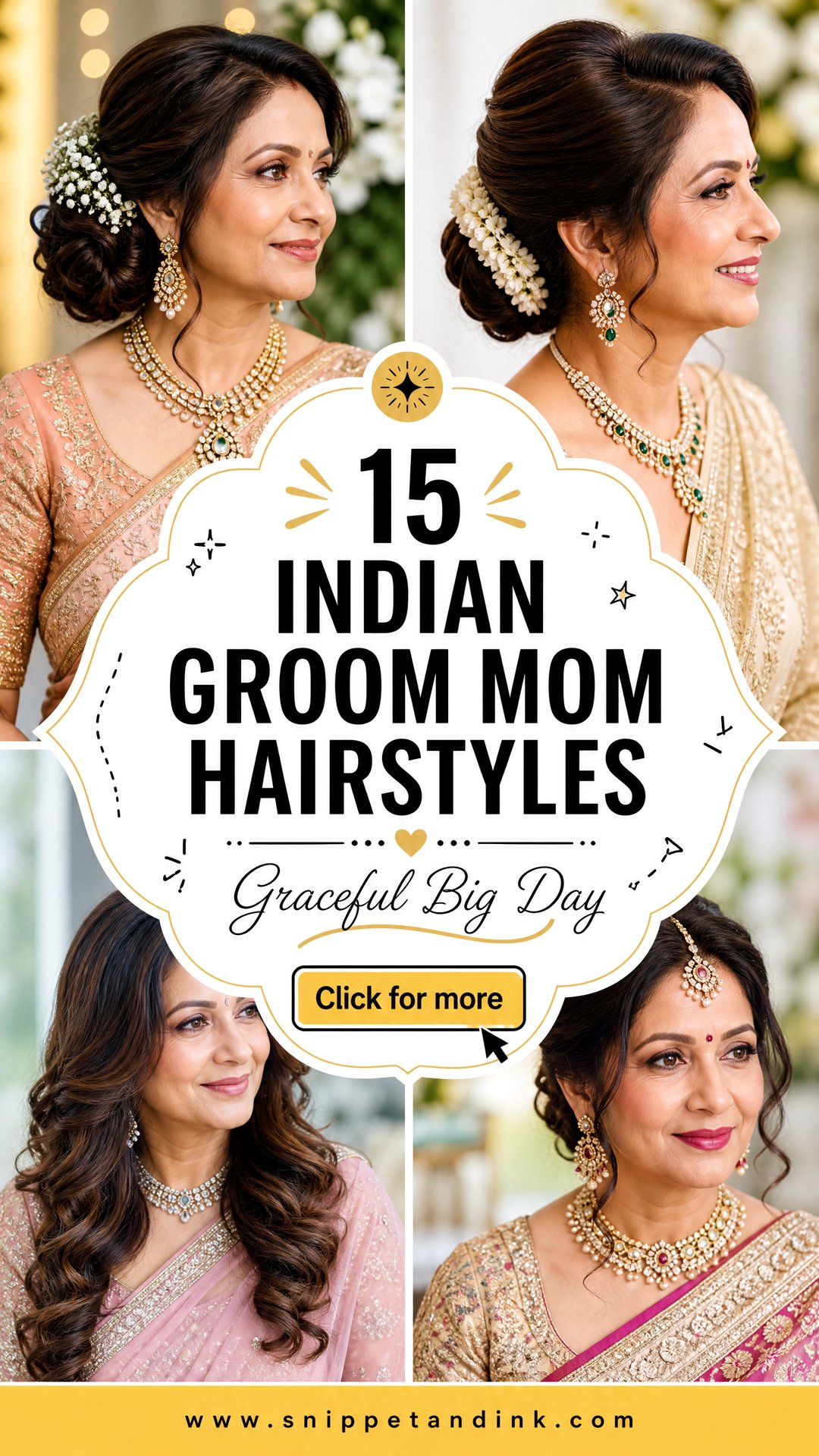 15 Indian Groom Mom Hairstyles Graceful Looks for Big Days - 15 Indian Groom Mom Hairstyles: Graceful Looks for Big Days