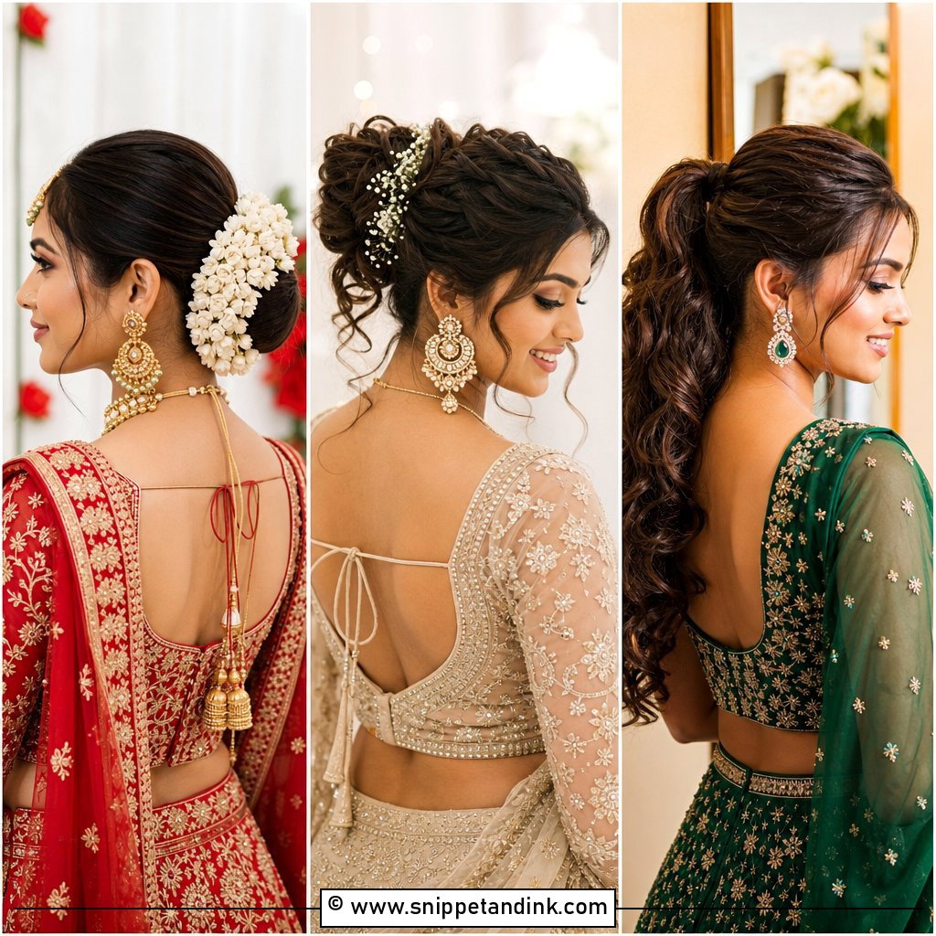 15 Indian Marriage Hairstyles Elegant Looks for Wedding Guests