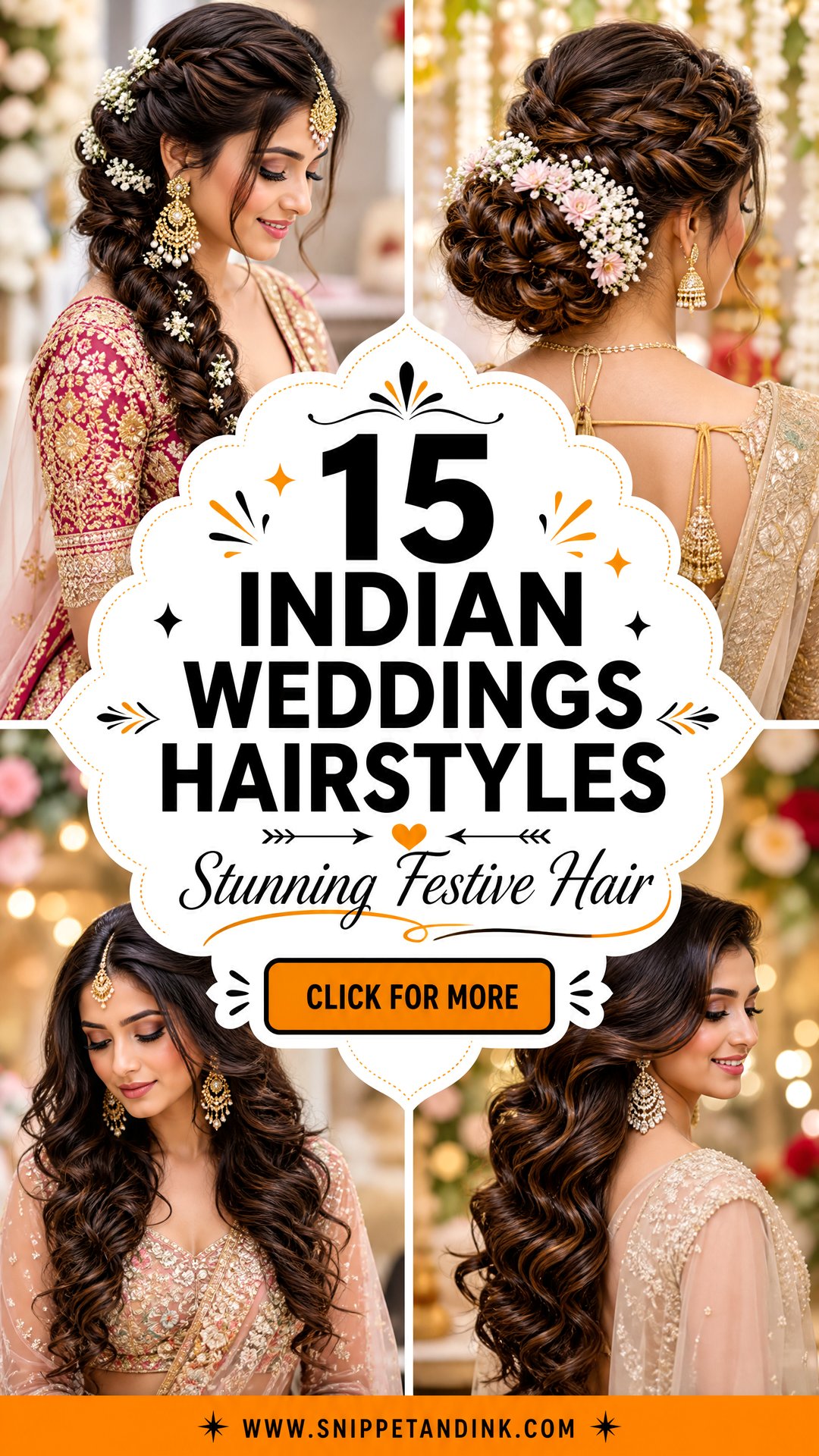 15 Indian Weddings Hairstyles for Stunning Festive Looks - 15 Indian Weddings Hairstyles for Stunning Festive Looks