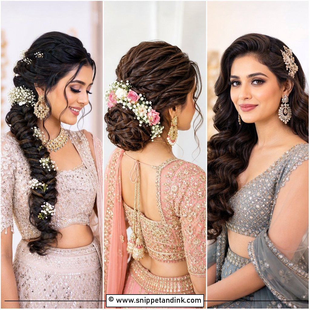 15 Indian Weddings Hairstyles for Stunning Festive Looks