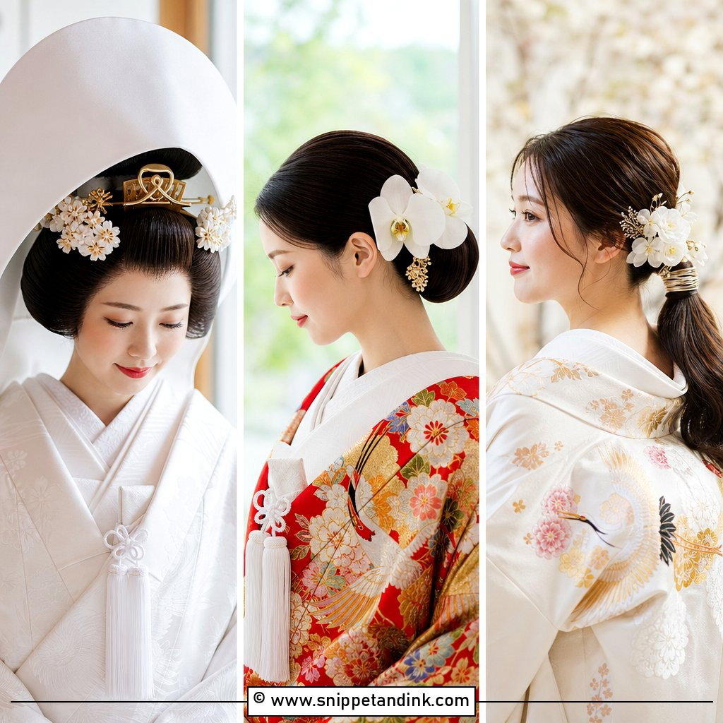15 Japanese Wedding Hairstyle Ideas for Modern Brides