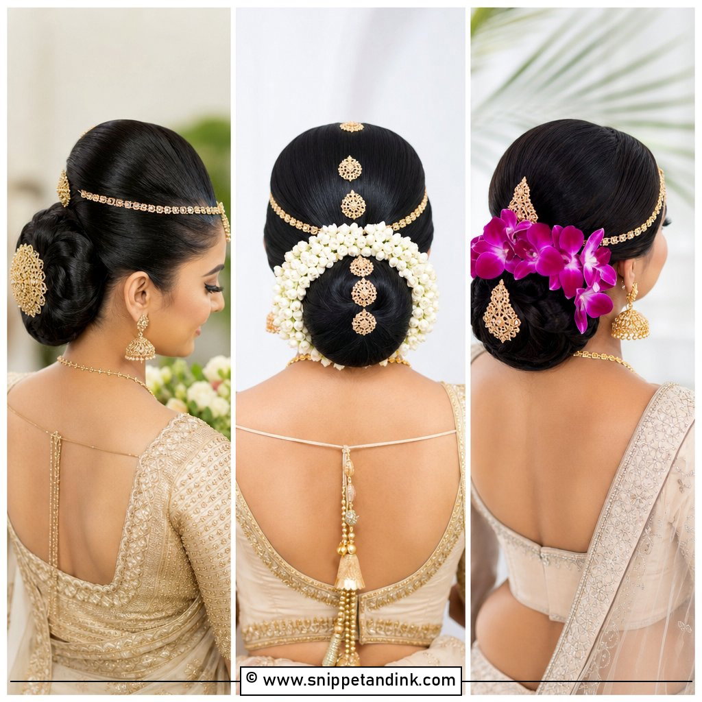15 Kandyan Bridal Hairstyles for Regal Wedding Inspo Today