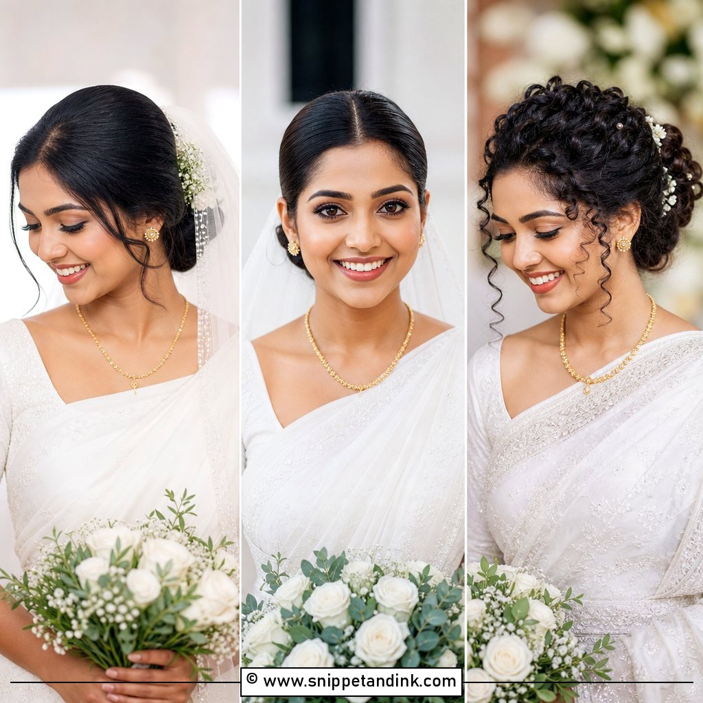 15 Kerala Christian Bride Hairstyle Ideas for Elegant Looks